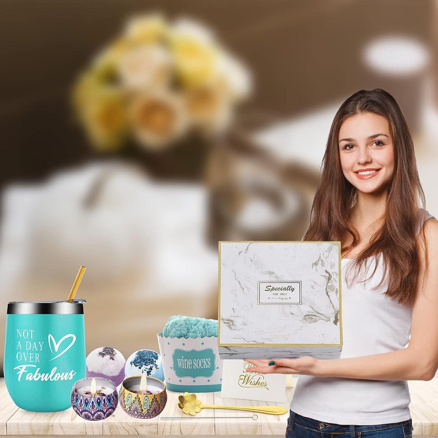 Birthday Gifts for Her, Birthday Box Personalized Spa Gift Set for