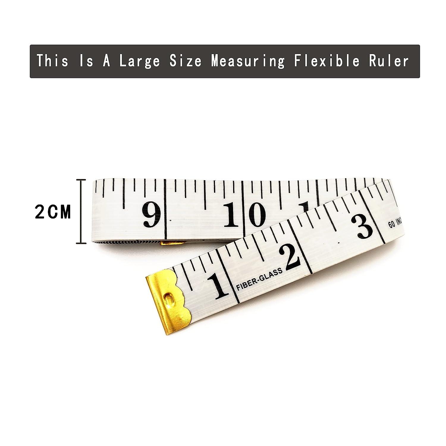 measuring tape for tailor cutter and seamstress. Is a flexible ruler and  used to measure distance Stock Photo