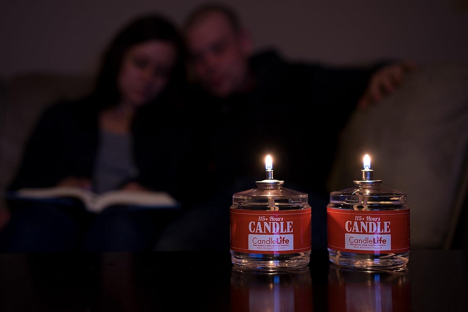 Candlelife Emergency Survival Candle (Set of 6) - 115 Hours Long
