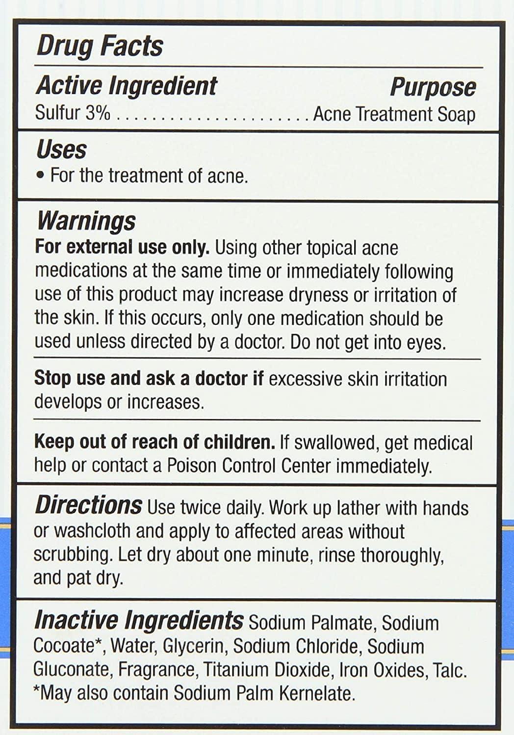 Thylox Acne Treatment Bar Soap