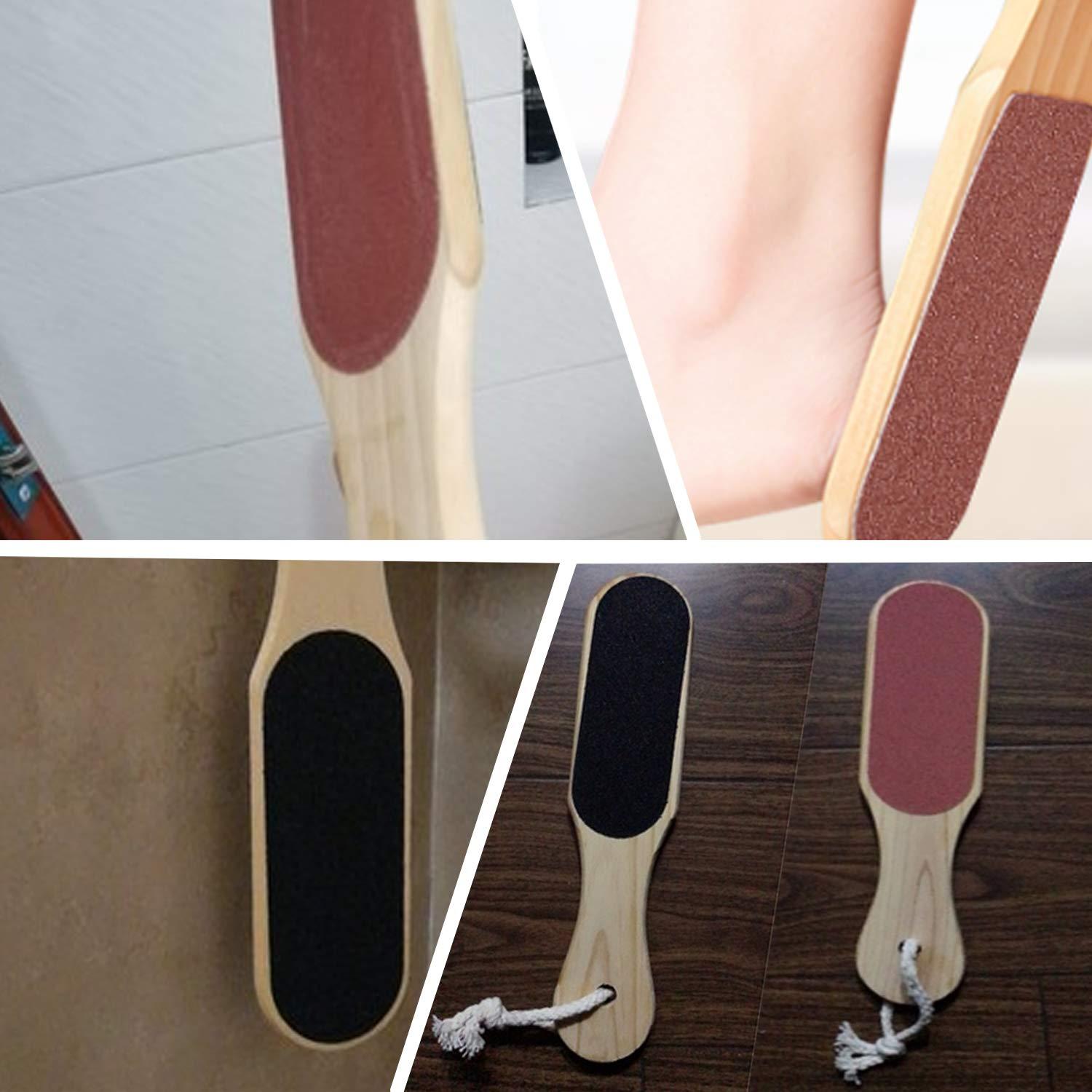 Pedicure Tools For Dead Skin Callus Remover Double Sided Wooden