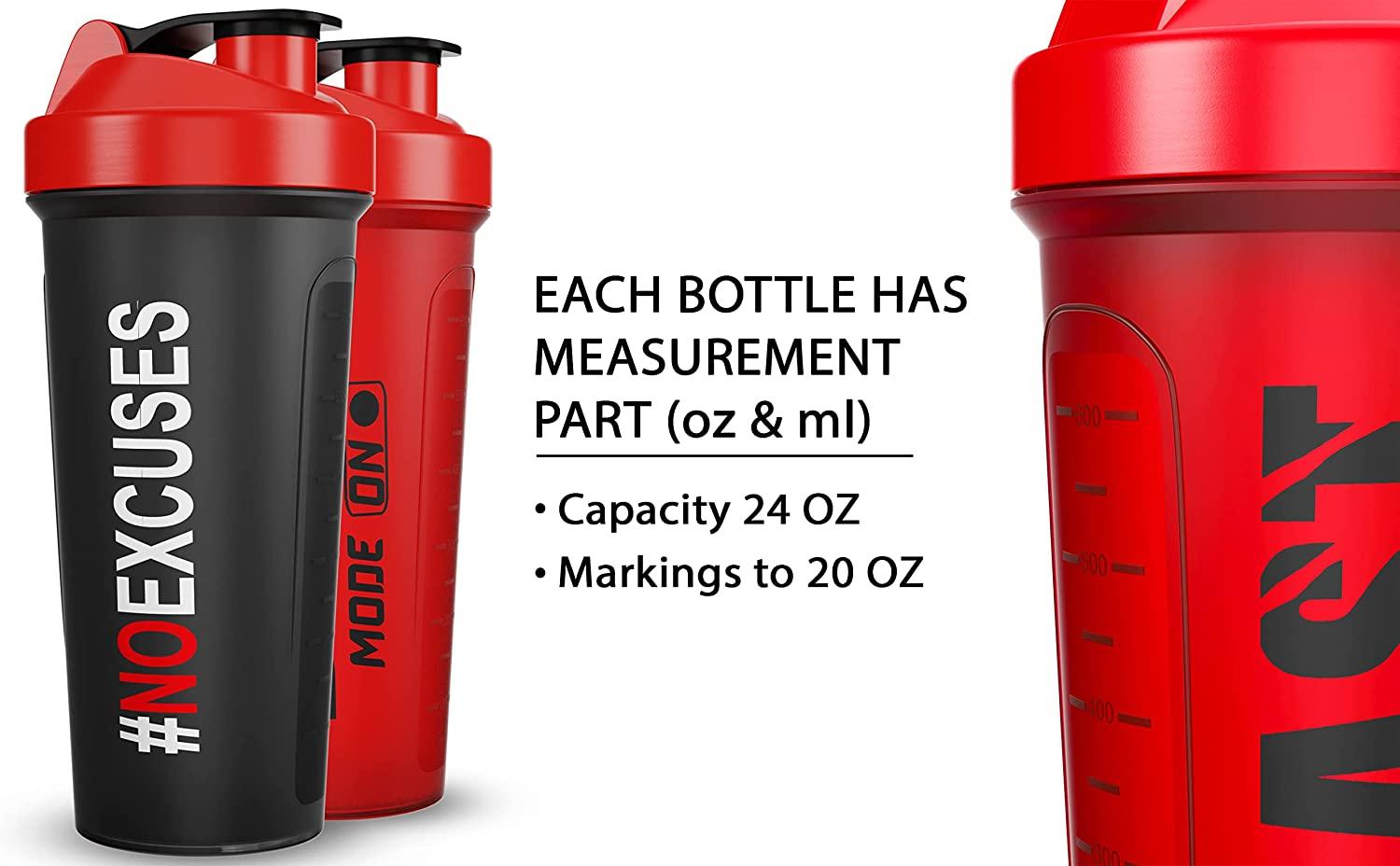 Gatuida Sports Water Bottles Protein Shaker Bottles for Protein Mixes –  BABACLICK