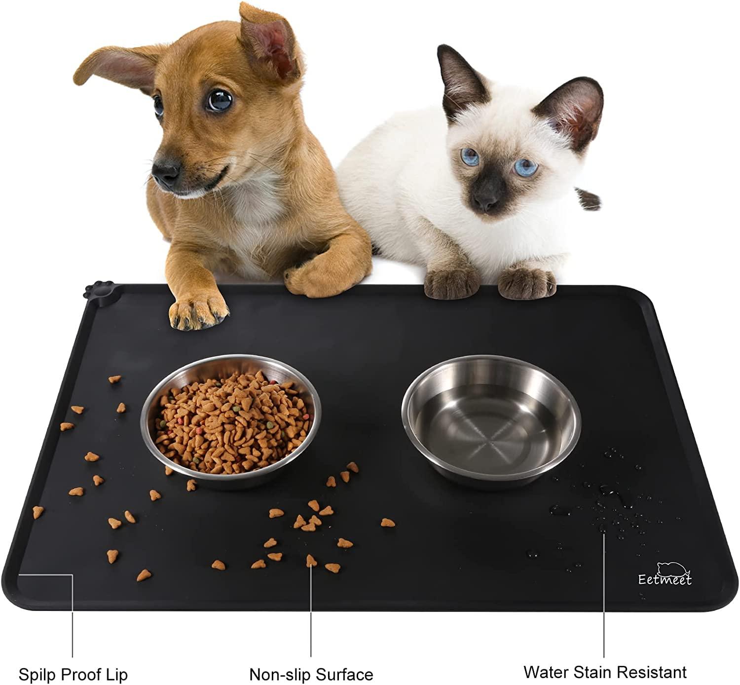 Super High Lip Silicone Dog Food Mat - China Dog Bowl Mat and Cat Food Mat  price