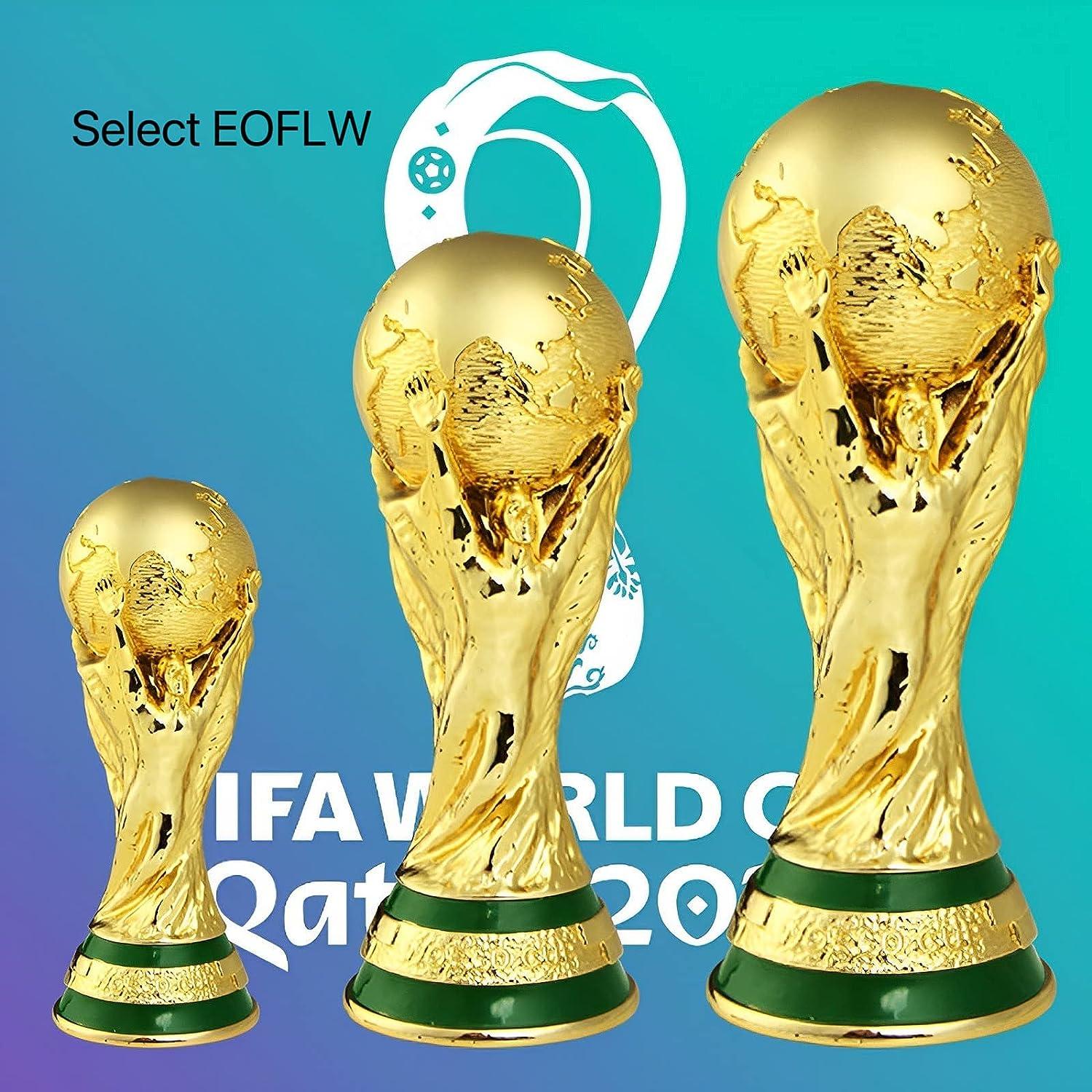  World Cup Trophy Replica, 2022 World Cup Replica, Resin Soccer  Collectibles, Sports Fan Trophy, Gold World Cup Trophy for Bedroom Office  Desktop Decor (5.1 Inches) : Sports & Outdoors