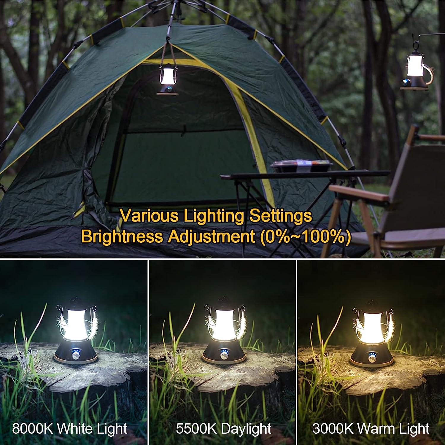 Solar LED Camping Light 4 Modes Portable Tent Lamp USB C Rechargeable Tent  Lantern Multi Function Garden Fishing Emergency - China LED Camping Light,  LED Camping Lights