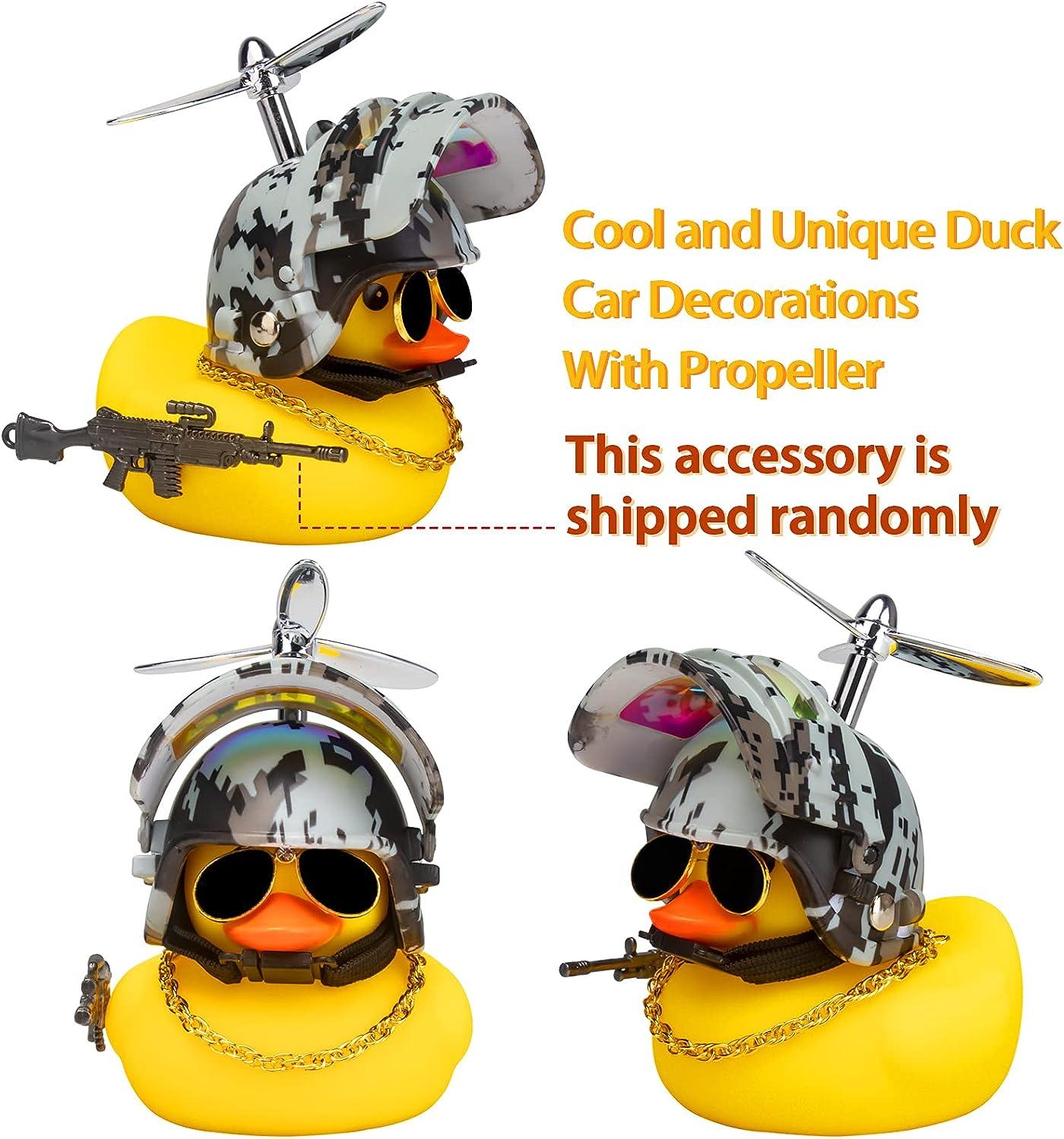wonuu Rubber Duck Car Ornaments, Squeeze Duck Dashboard