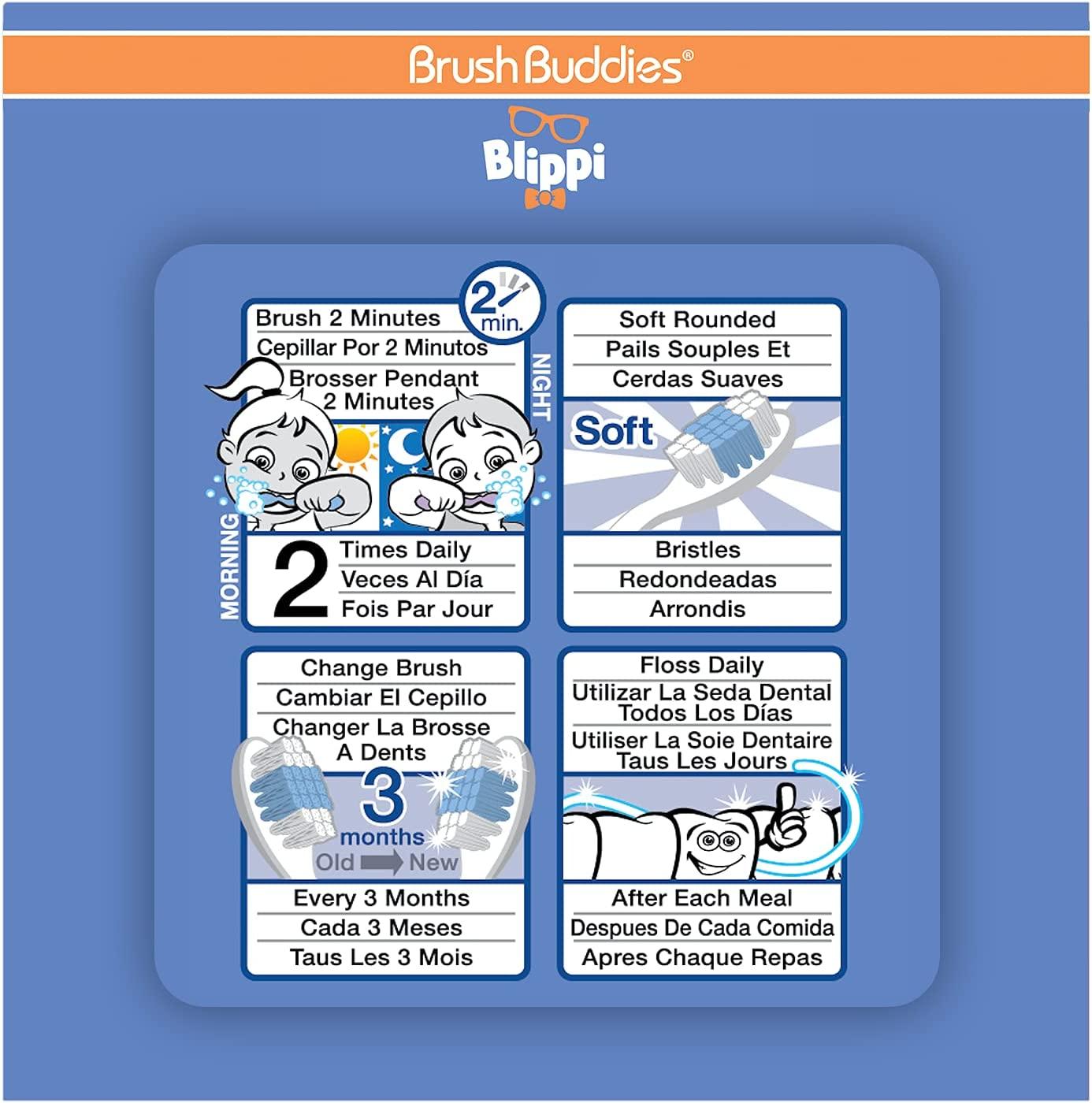 Blippi Flash Toothbrush – Brush Buddies