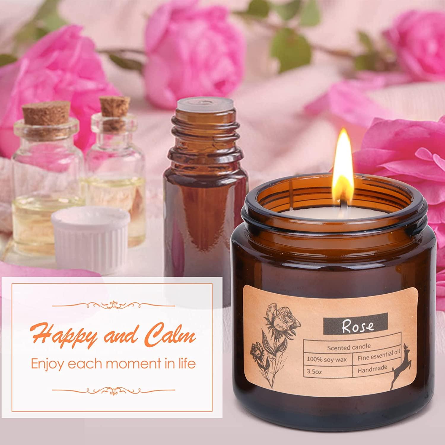 Scented Candles Gift Set 6 Pack 3.5Oz Aromatherapy Scented Candles