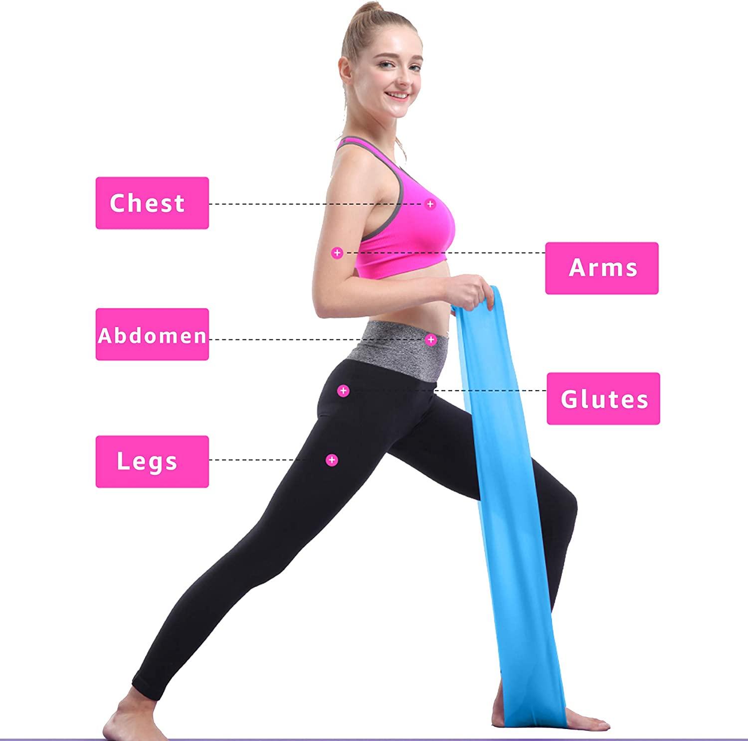 HealthHike Yoga Band, Theraband for Physiotherapy, Stretching, Yoga & Resistance  Workout