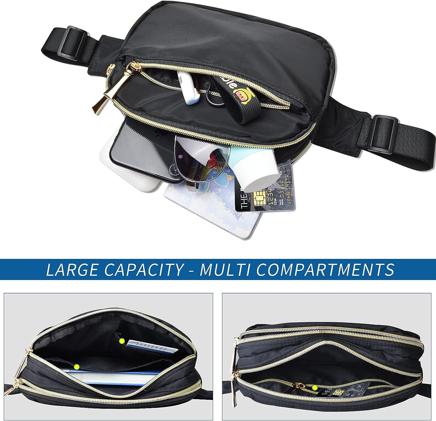 Waist Belt Bag, Adjustable Wear Resistant Portable Multi Pocket Waist Pouch  Bag For Men For Outdoor
