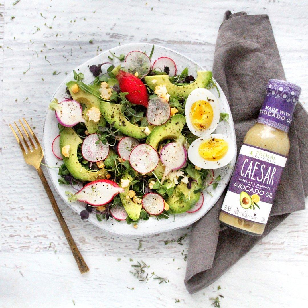 Primal Kitchen Ranch Salad Dressing & Marinade made with Avocado Oil,  Whole30 Approved, Paleo Friendly, and Keto Certified, 8 Fluid Ounces, Pack  of 2