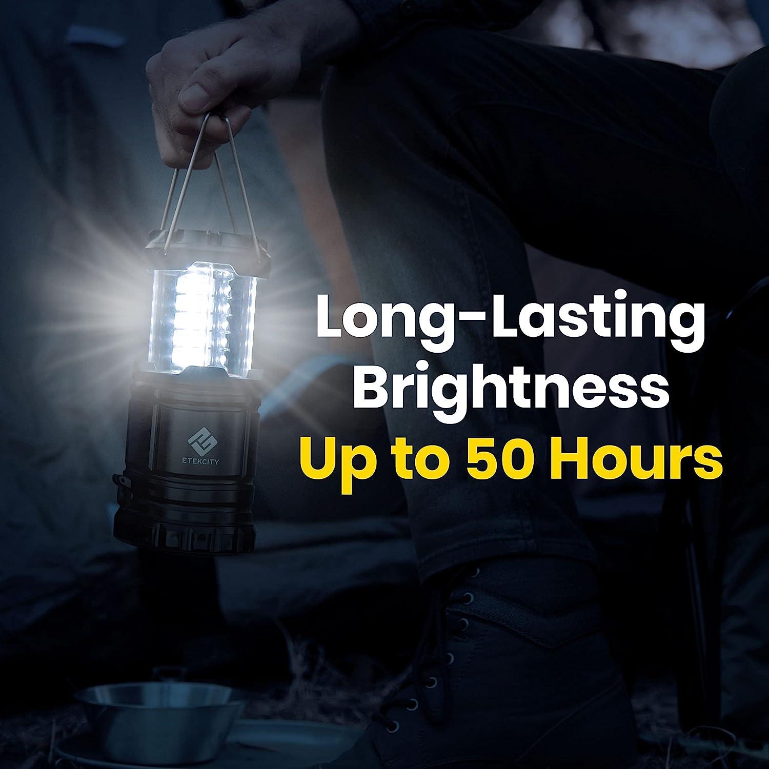 This 2-pack of Etekcity LED camping lanterns is down to an
