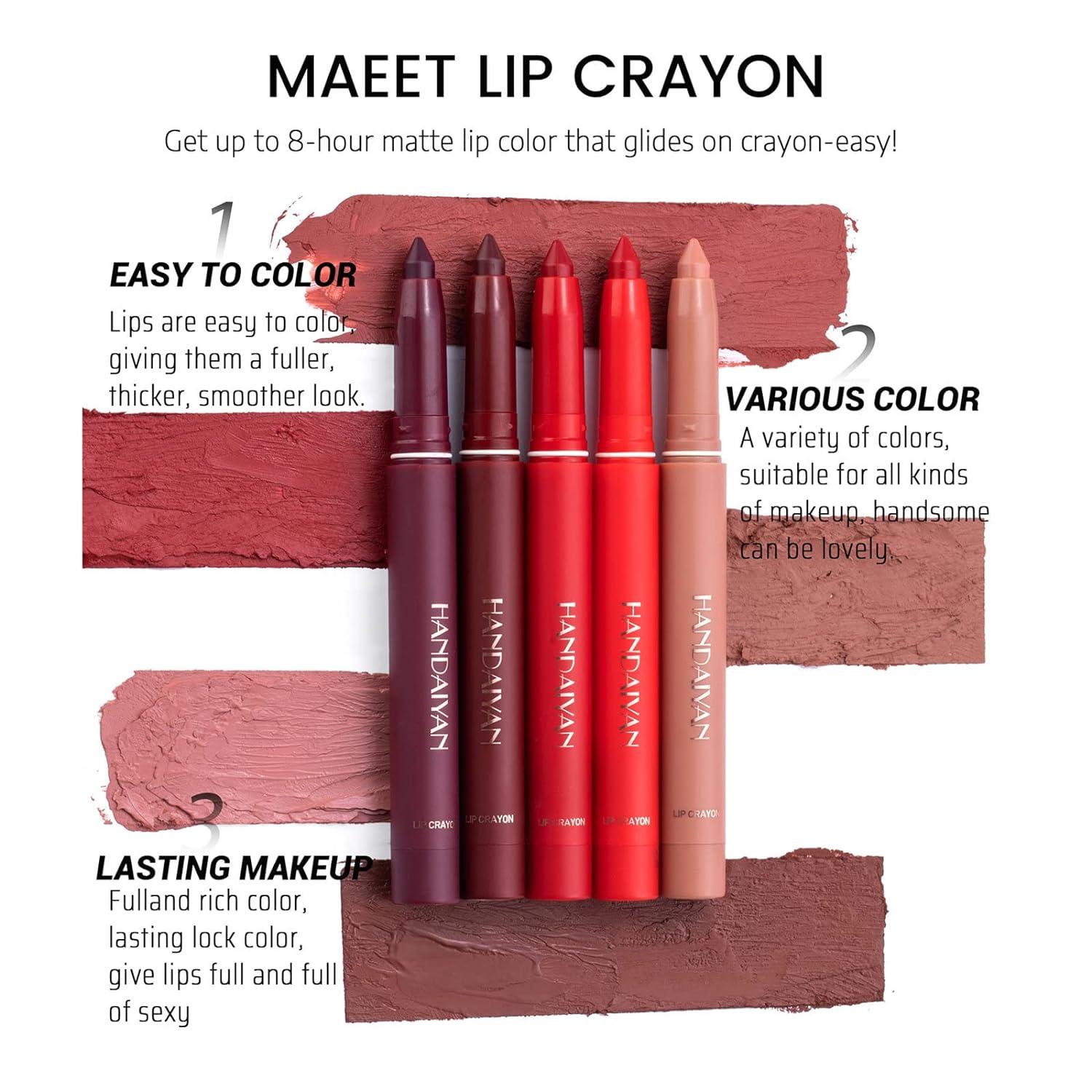 Cheap Miss Rose Waterproof lipstick gift set, Non-Stick Cup Solid Lipstick  12 pcs (6 colors) | Joom
