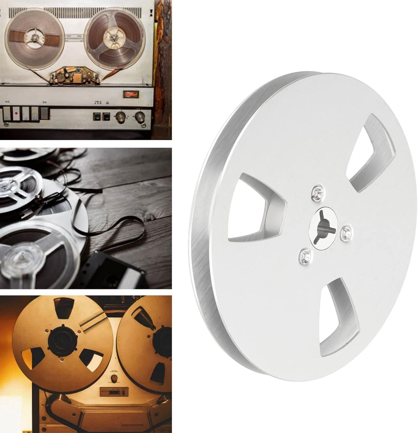 Empty Tape Reel, Universal 3 Holes 7 x 1/4 Aluminum Alloy Take Up Reel to  Reel Small Hub 3 Hole Wind Resistance Holes Open Reel Sound Tape Empty Reel