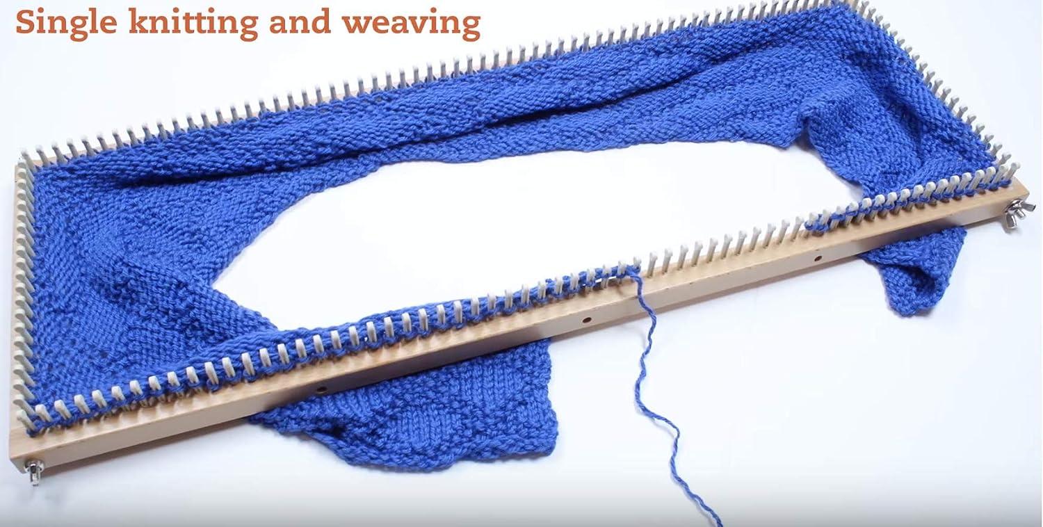 Pin Loom Weaving: Pin Loom Weaving on a Flexee Link Loom
