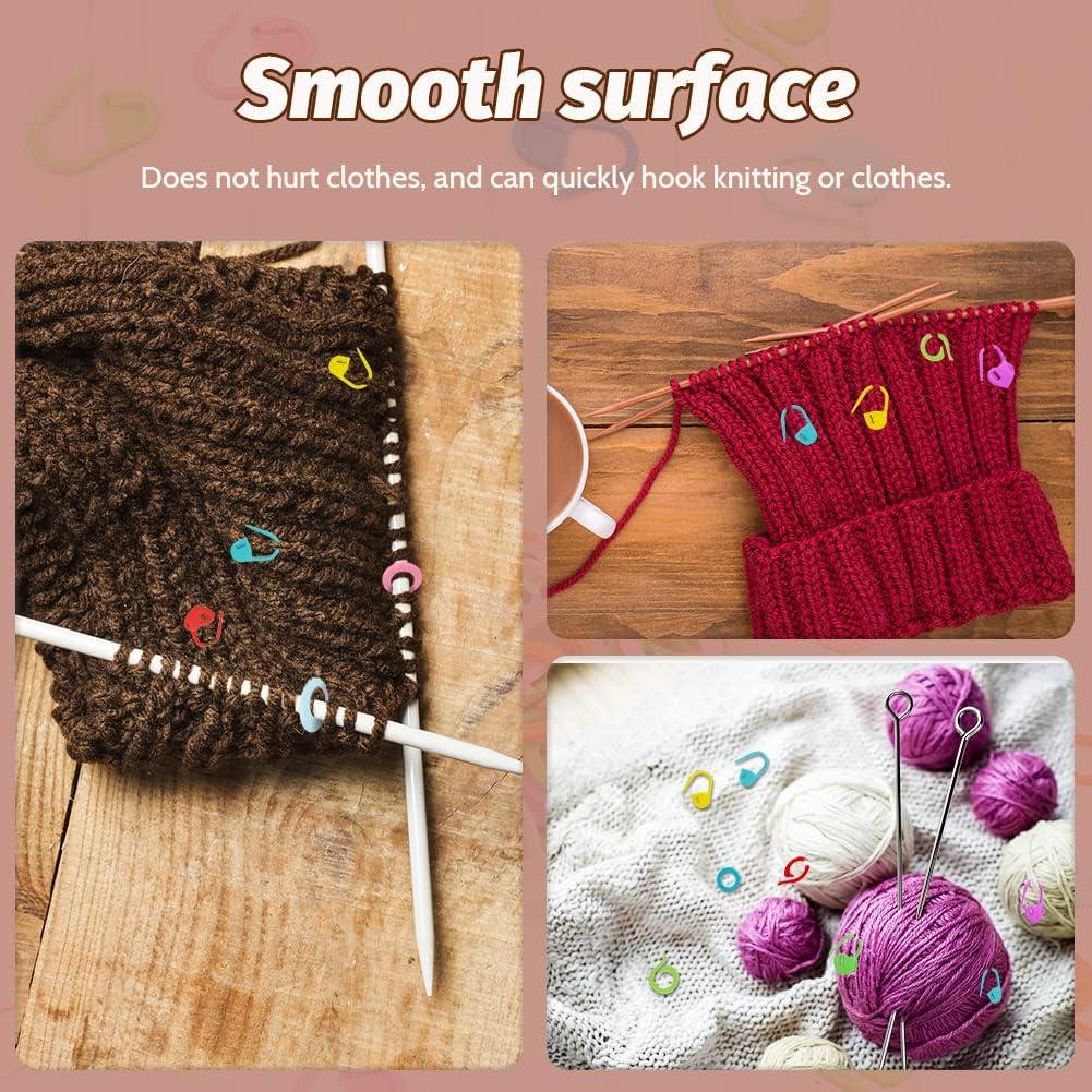 5 Handmade Stitch Markers Knitting Yarn/wool Ball Kawaii Mini 
