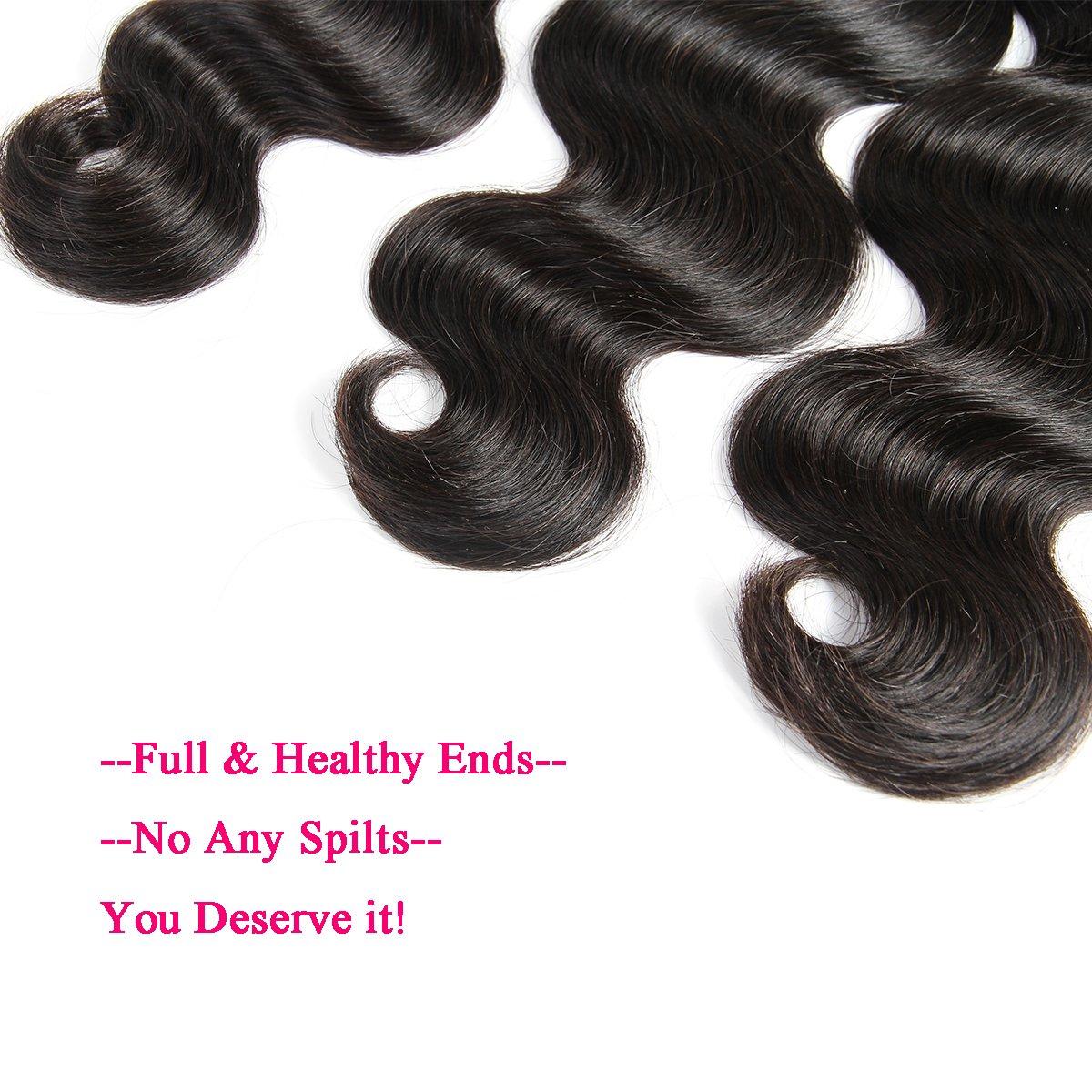 Loose Wave 3 Bundles Real Peruvian Virgin Human Hair 10 12 14 Inch  100g/Bundle 9A Unprocessed Hair Weave Bundles Full Thick Double Weft  Bundles