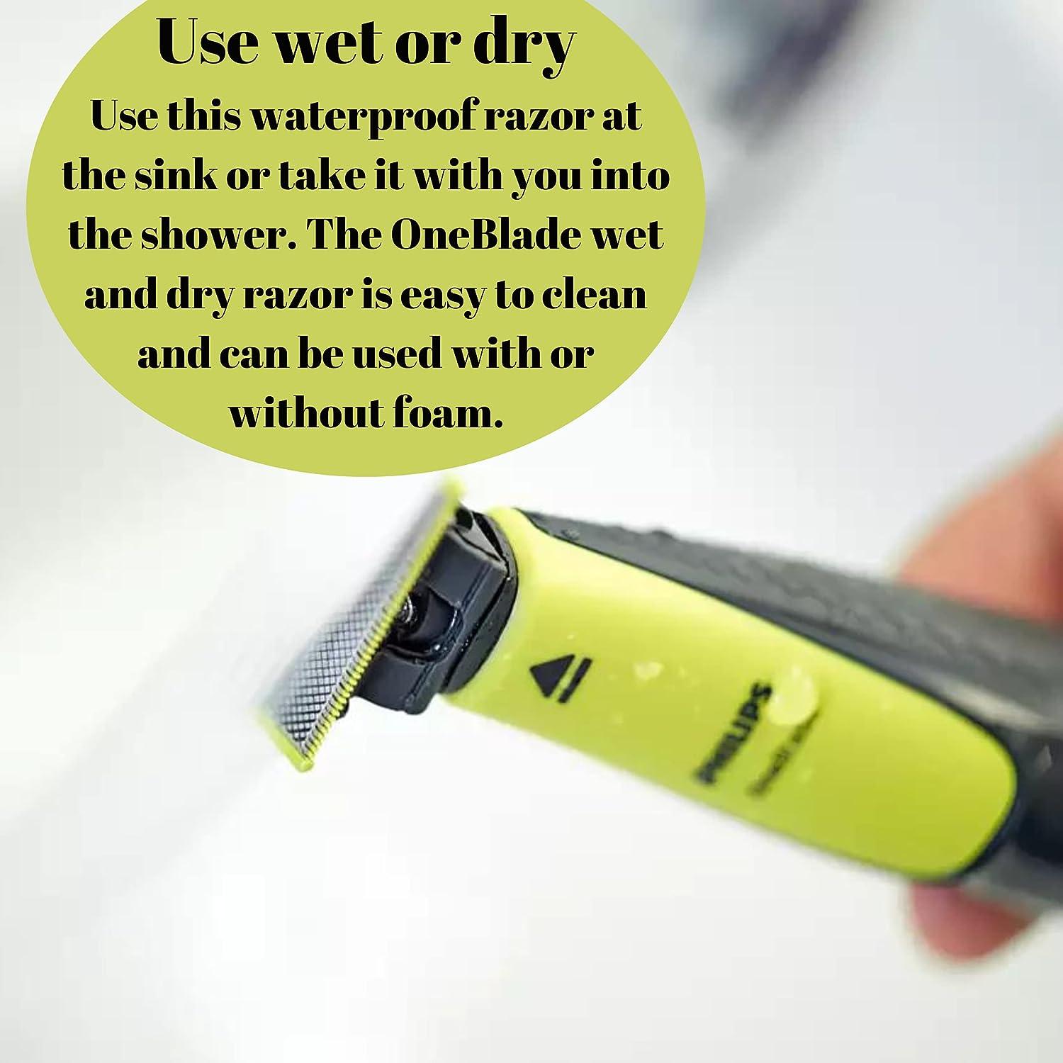 Philips OneBlade - How to Use wet or dry