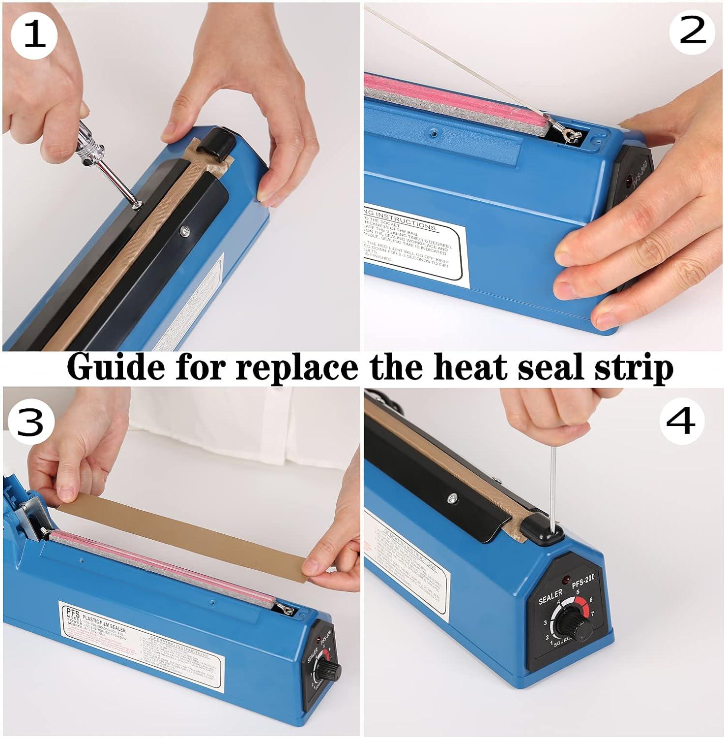 Impulse Heat Sealer Manual Bags 16 inch Sealer Heat Sealing