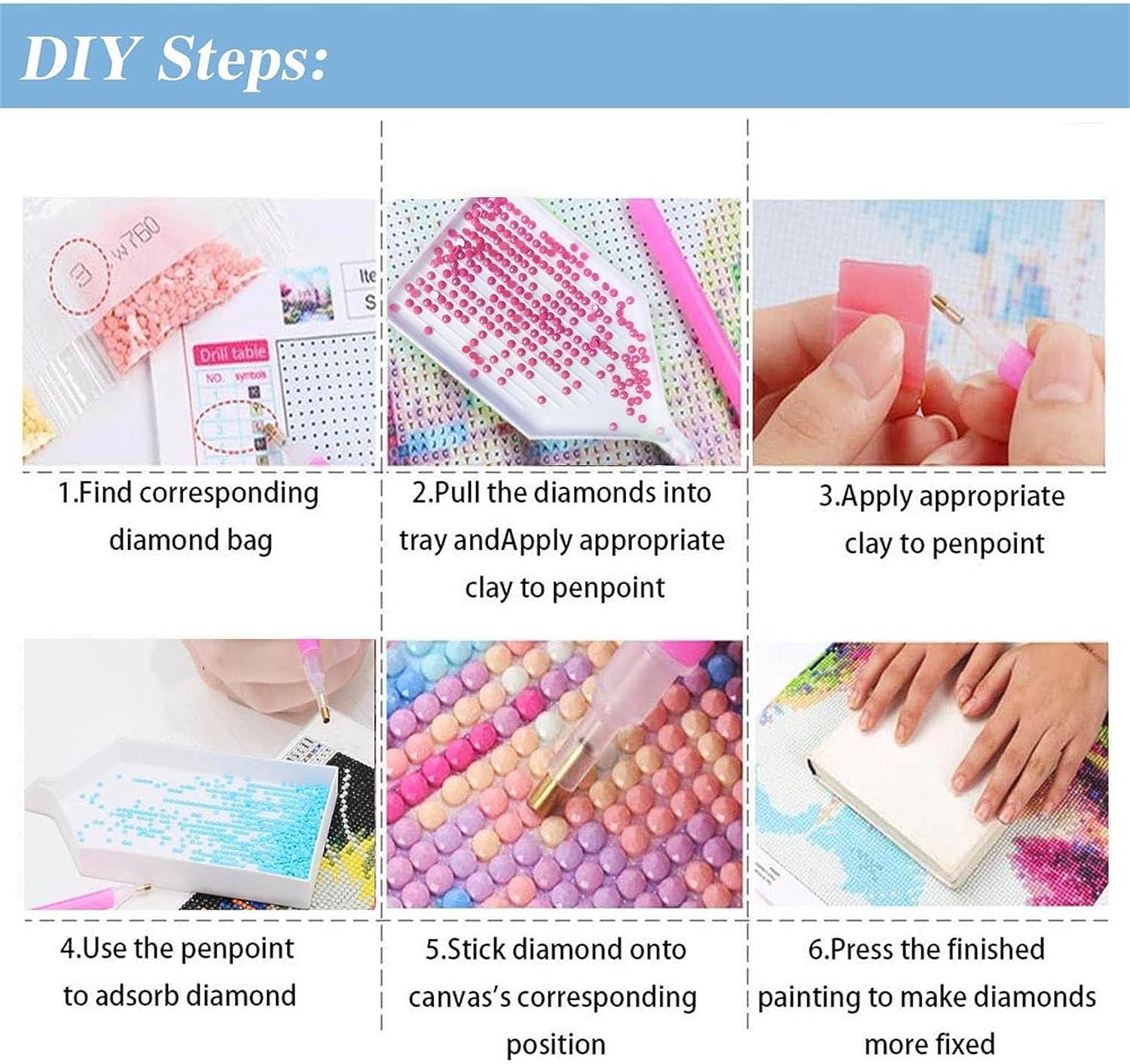 Diamond Painting Kits,Diamond Art Kit,5D Diamond Painting Kits for