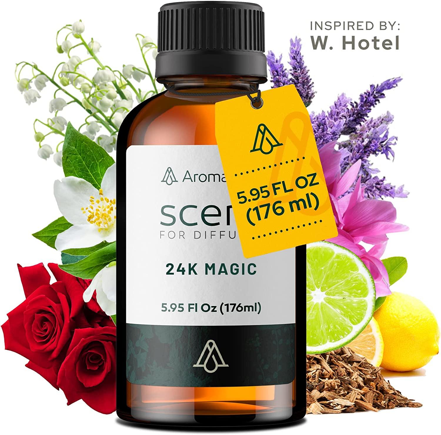 Hotel Collection 24K Magic Scent Oil, Luxury Hotel Inspired Aromatherapy  Diffuser Oils Hints of Zesty Citrus