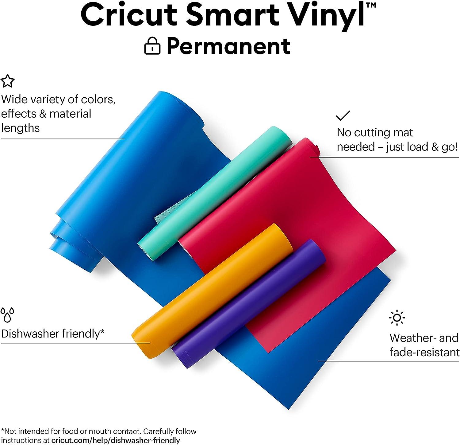 Cricut Smart Vinyl Matte Metallic Permanent Roll (25 in x 5 ft)