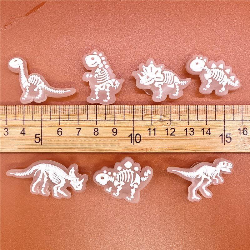 37pcs Glowing Letters Shoe Charms for Croc Shoe Luminous Numbers