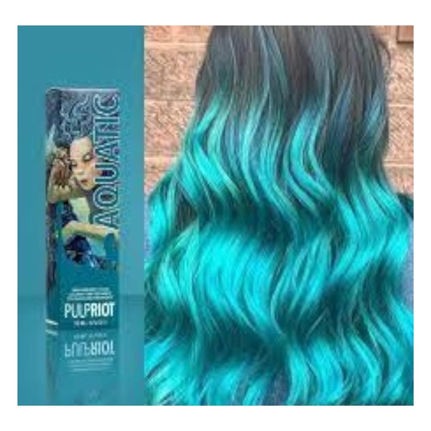 Pulp Riot Semi Permanent Hair Color 4oz Aquatic