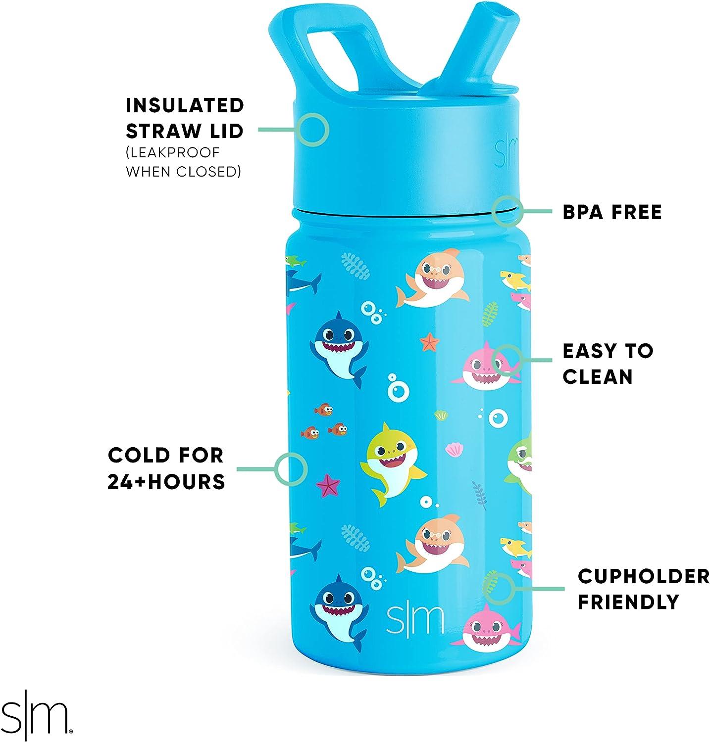 Summit Kids Water Bottle with Straw Lid in 2023  Kids water bottle, Water  bottle with straw, Bottle