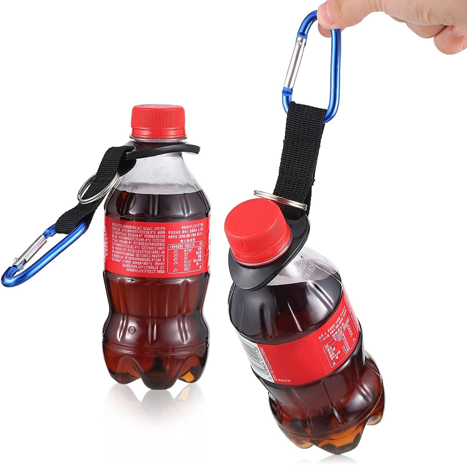 Outdoor Quickdraw Carabiner Hanger Silicone Water Bottle Belt Holder  Outdoor Camping Hiking Bottles Bands Holder Safety