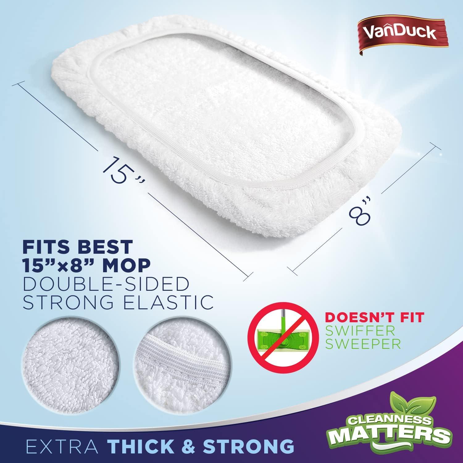  VanDuck X-Large Reusable 100% Cotton Mop Pads