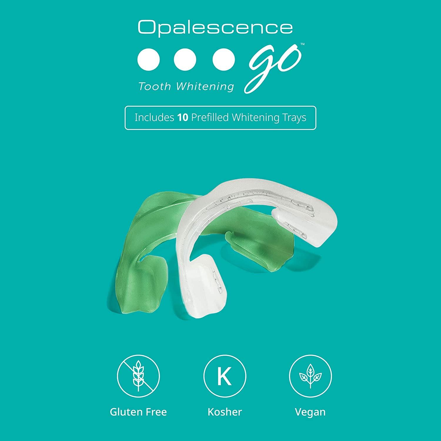 Opalescence Go Prefilled Teeth Whitening Trays 10 Hydrogen Peroxide Mint 
