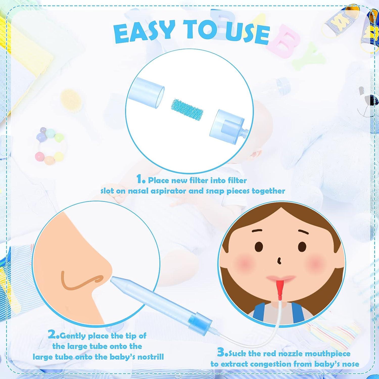  100pcs Baby Nasal Aspirator Hygiene Filters