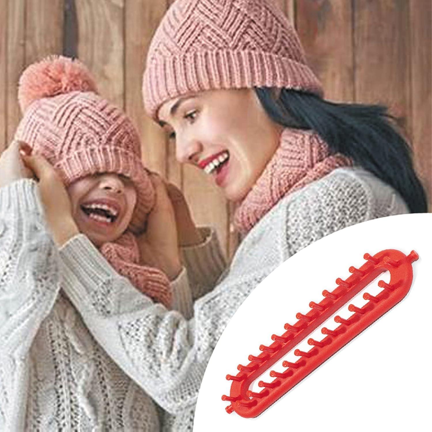 22 Knitting Machine, Row Counter 2 Thread Ball Plain Tube Easy Operation  Kids Knitting Machine Playset For Scarves For Home Use