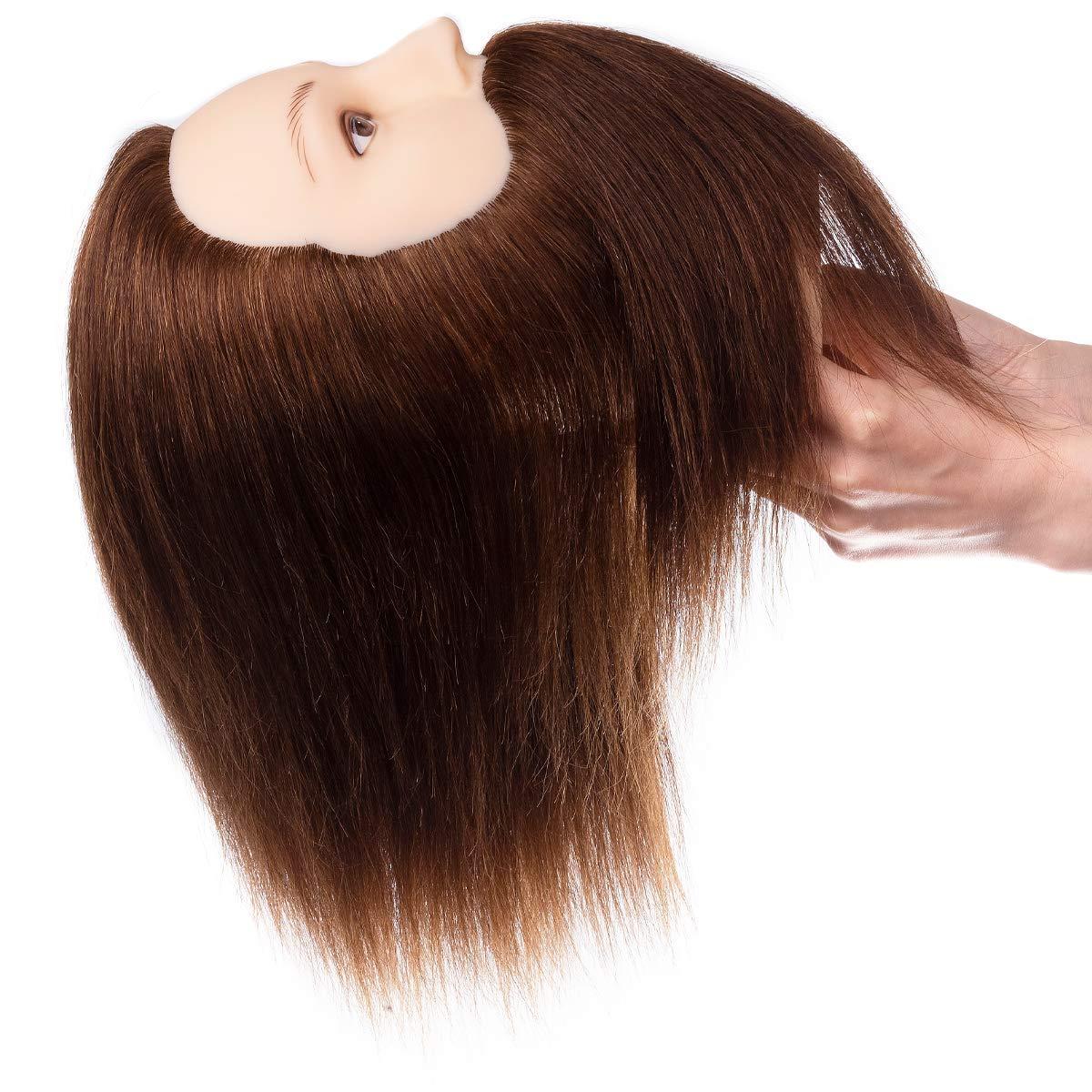 100% Human Hair Mannequin Head Man