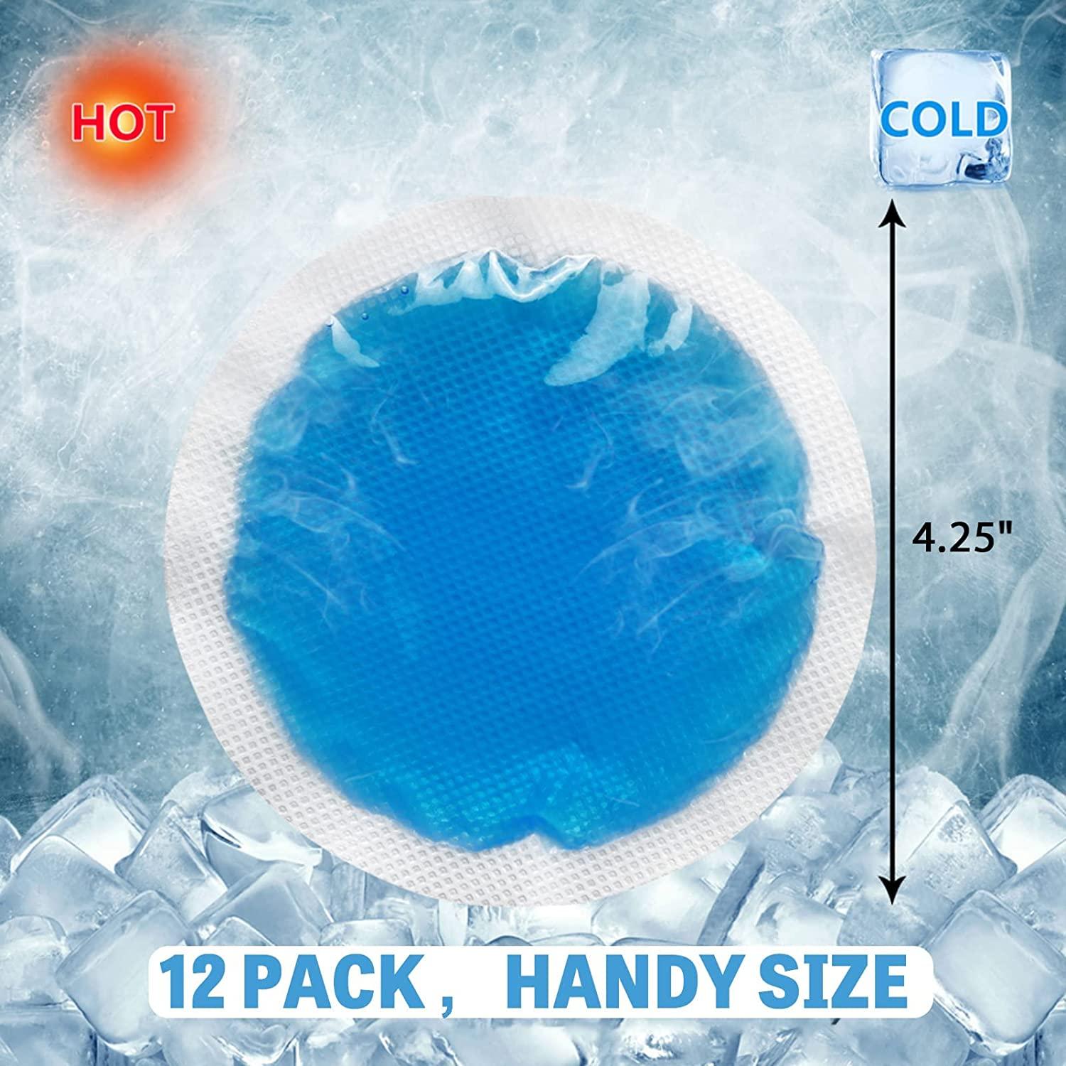 COLDEST Small Reusable Ice Packs - Hot Cold Compress For Injuries -  Flexible Gel Ice Pack - Kids Ice Packs - Face / Eye Ice Pack - Nipple