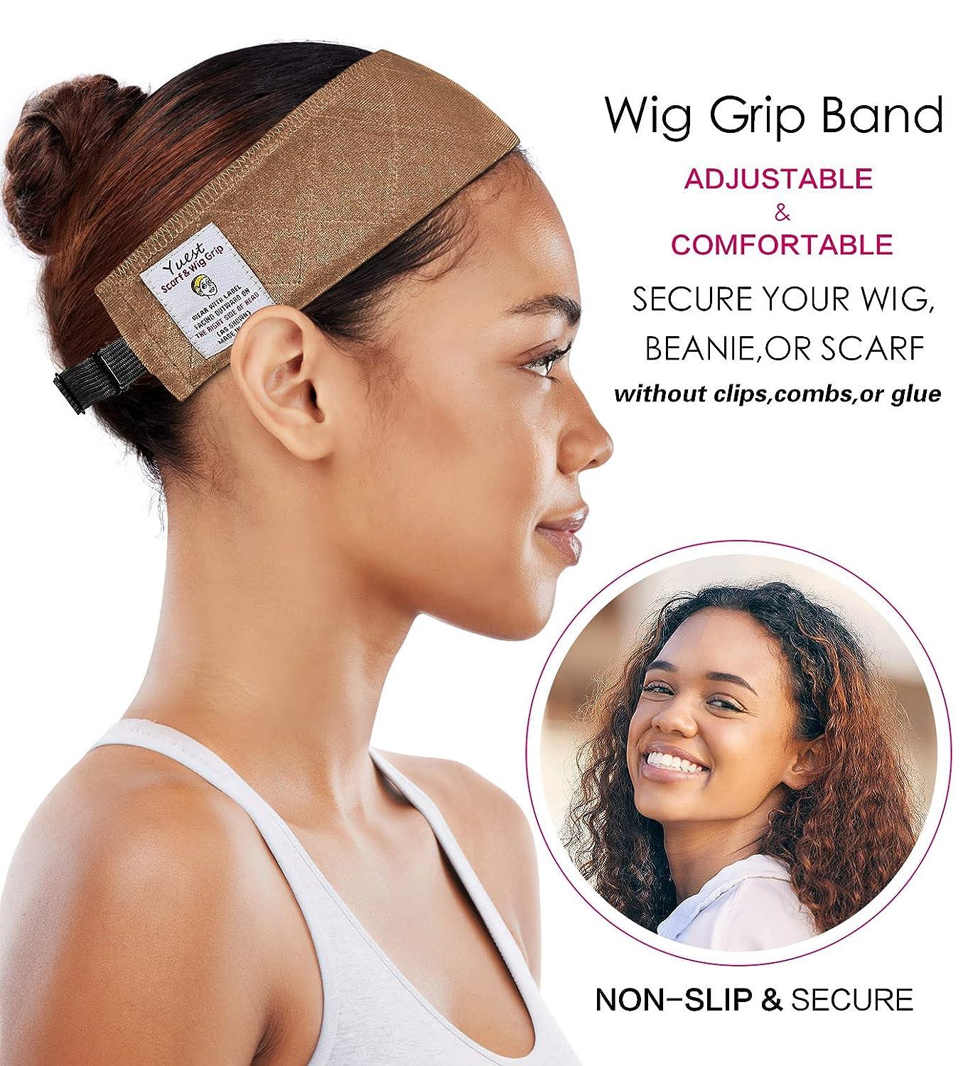 Adjustable Velvet Wig Grip Band Breathable Lightweight Wig Head