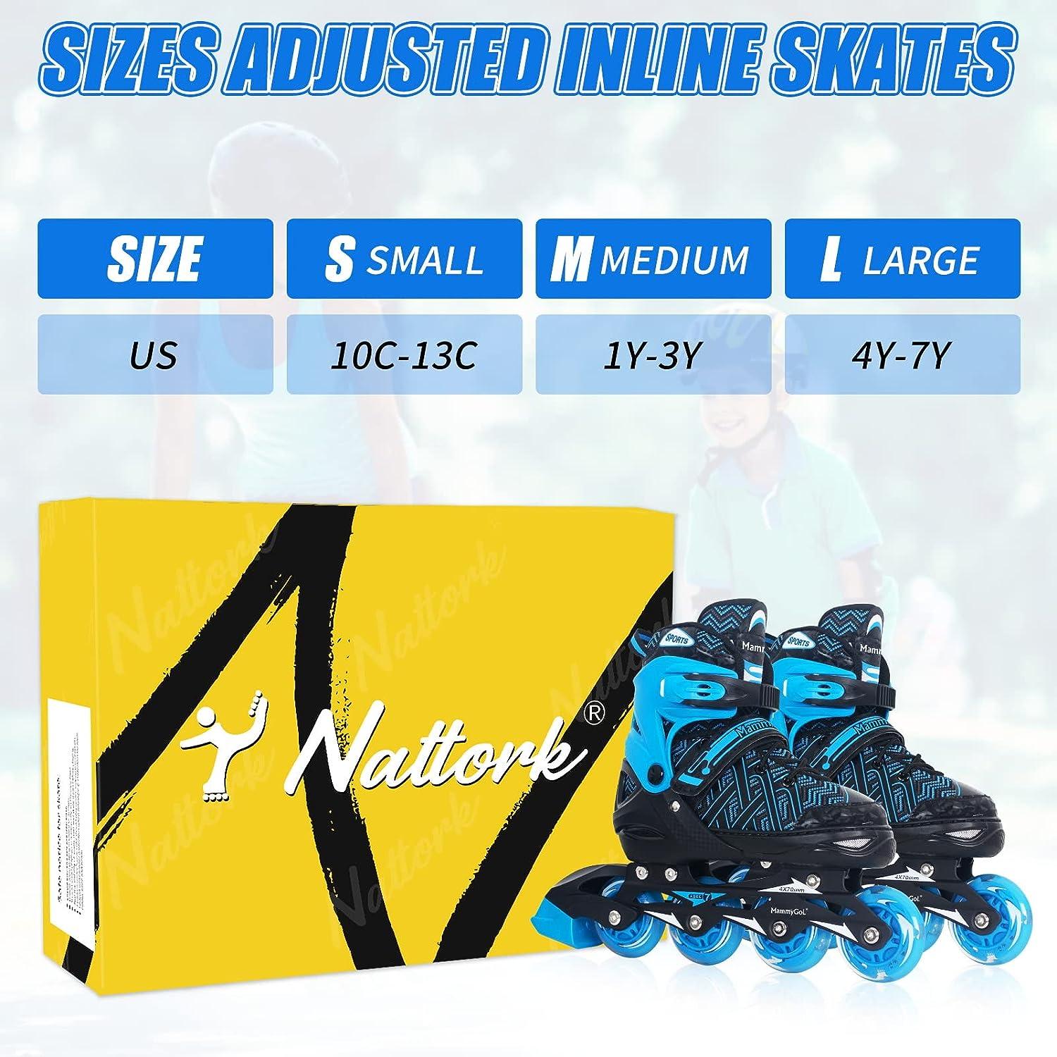SK8 Zone Boys Girls Roller Blades Inline Skates Adjustable Size