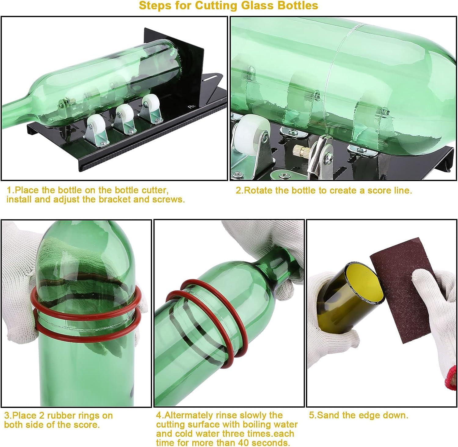 Glass Bottle Cutter Upgraded Bottle Cutting Machine for Cutting