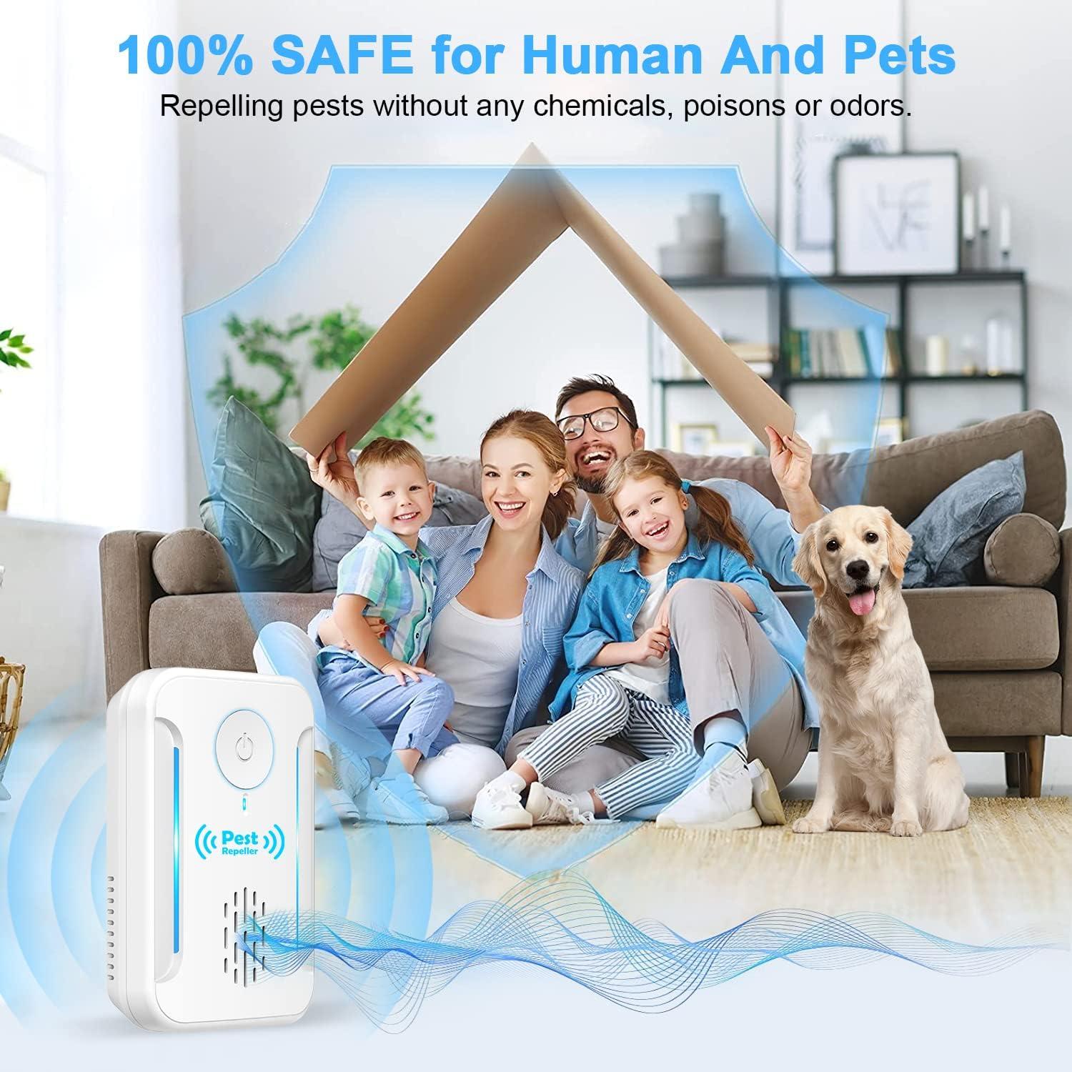 360° Ultrasonic Pest Repeller Electronic Plug-in Pest Control Mouse Ch in  2023