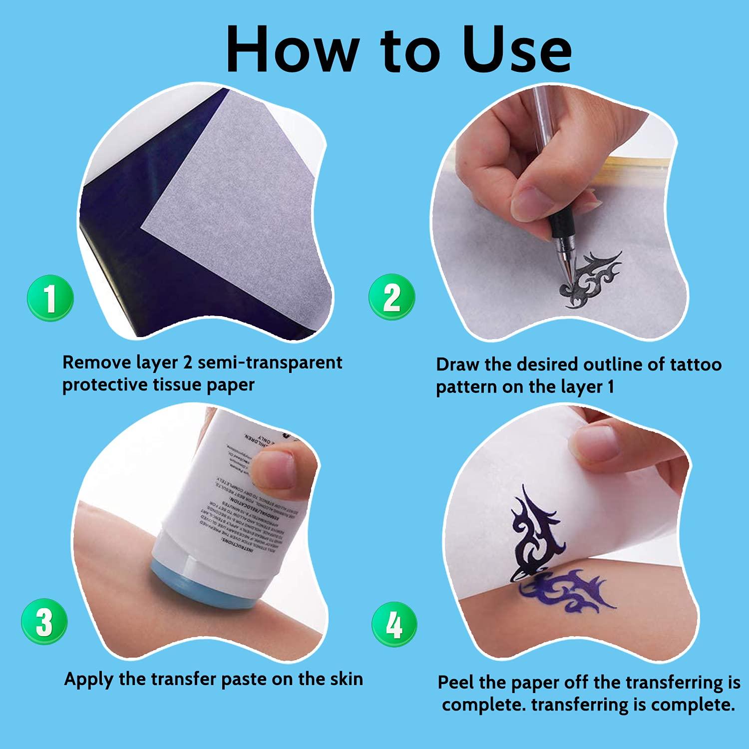 Tattoo Transfer Paper / Stencil Kits