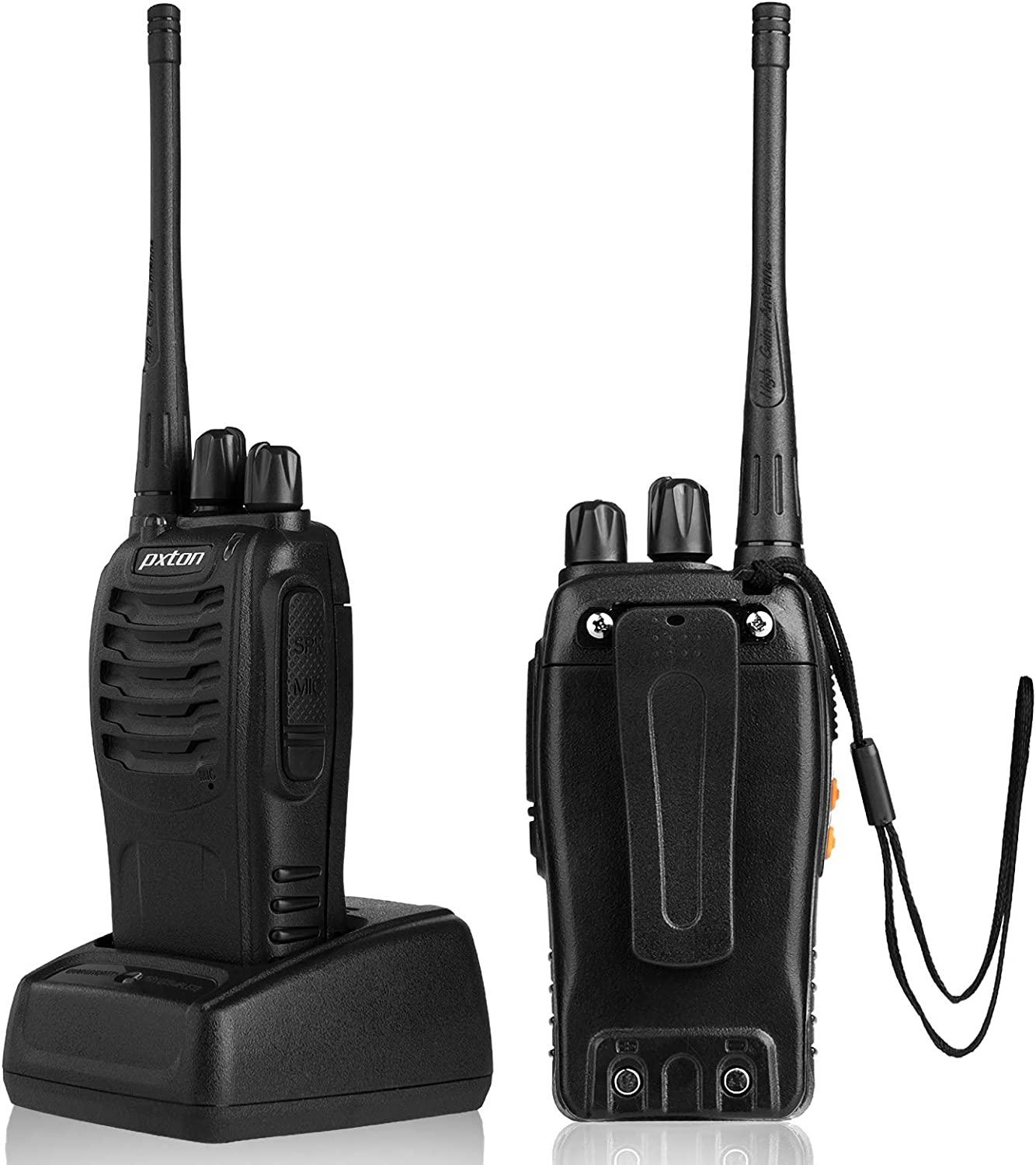 Baofeng Walkie Talkies bf-888s Rechargeable Two-Way Radios for Adults Long  Range Handheld Communicator Professional UHF Interphone 2 Pack Walky Talky
