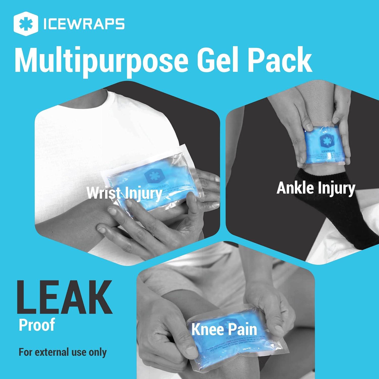 IceWraps 12x21 Oversize Cold Therapy Clay Pack with Cover