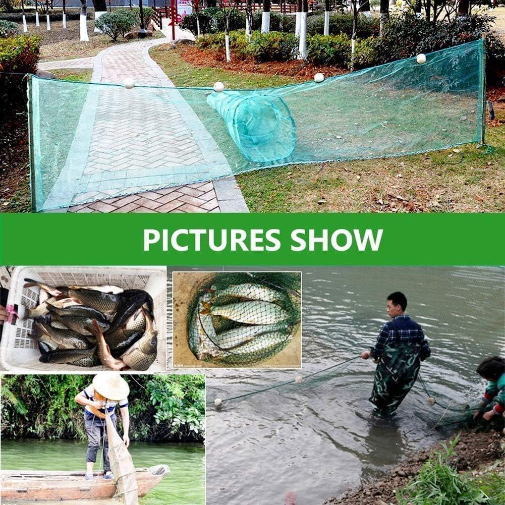 Collapsible Fish Minnow Fishing Nylon Net Cage 