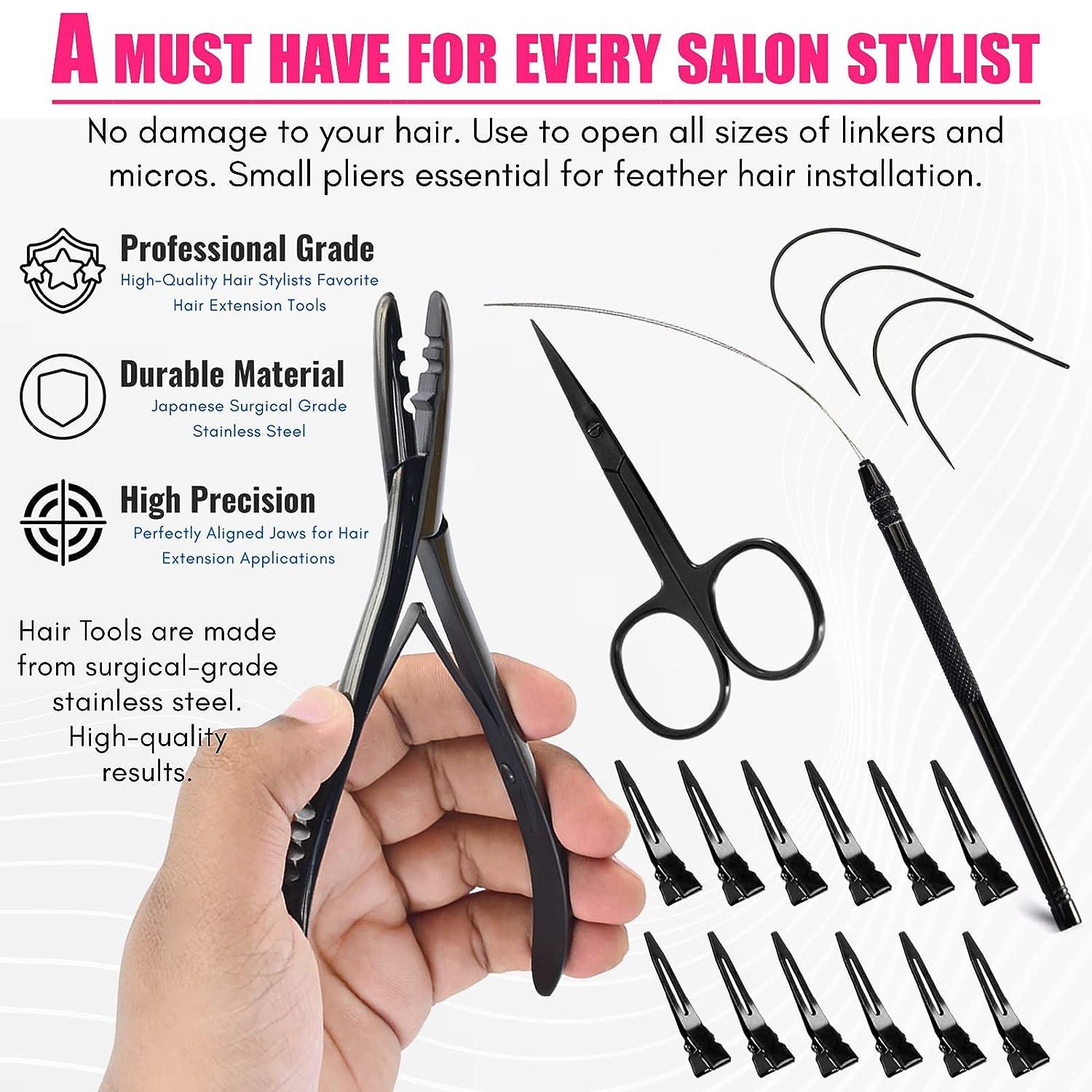 Hair Extension Tool, Time Saving Light Weight Hair Loop Tool for Salon