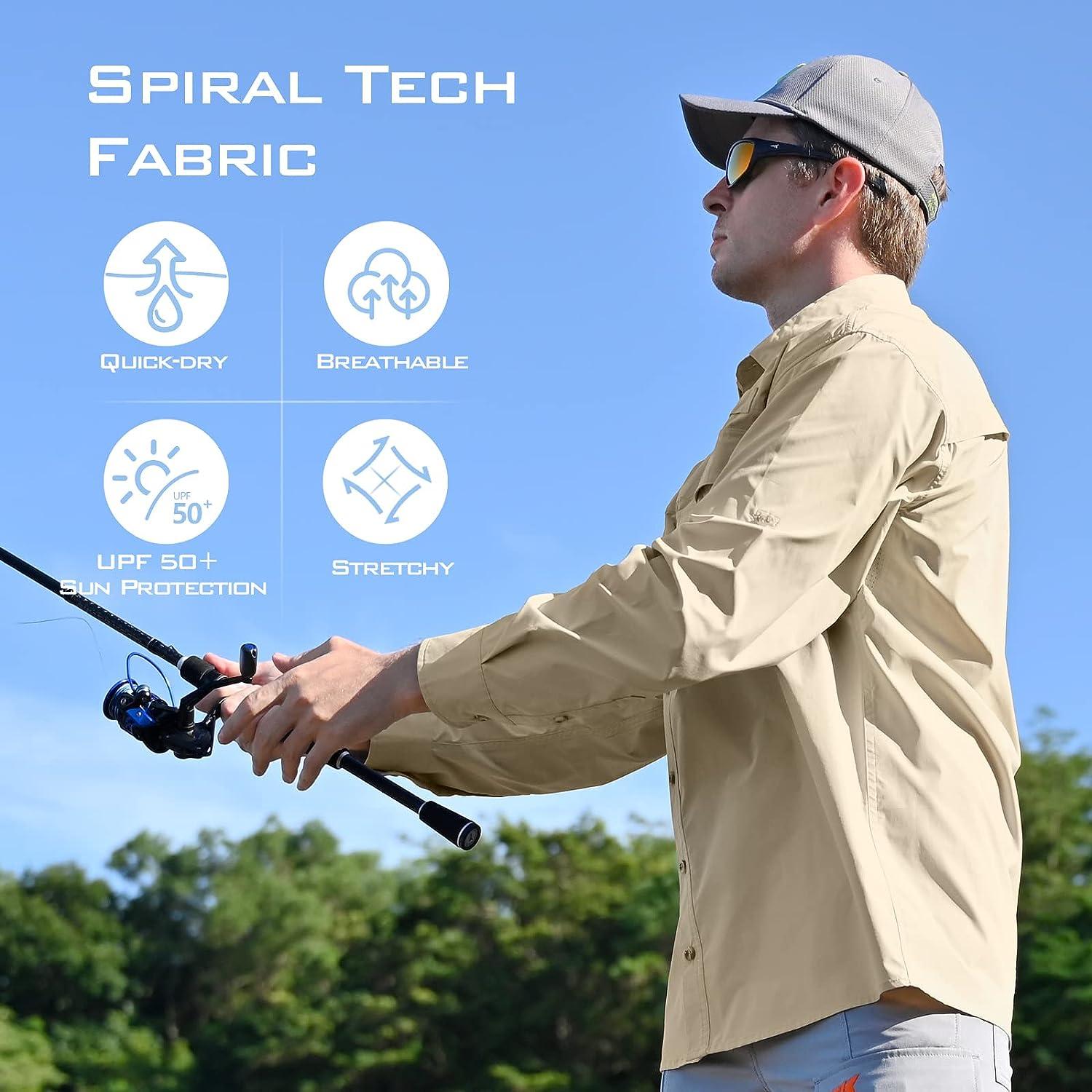 Comprar KastKing ReKon Men's Fishing Shirts Smart Design, UPF 50+ Quick-Dry  Breathable, Roll-Up Long Sleeve Button-Down Shirts en USA desde Costa Rica