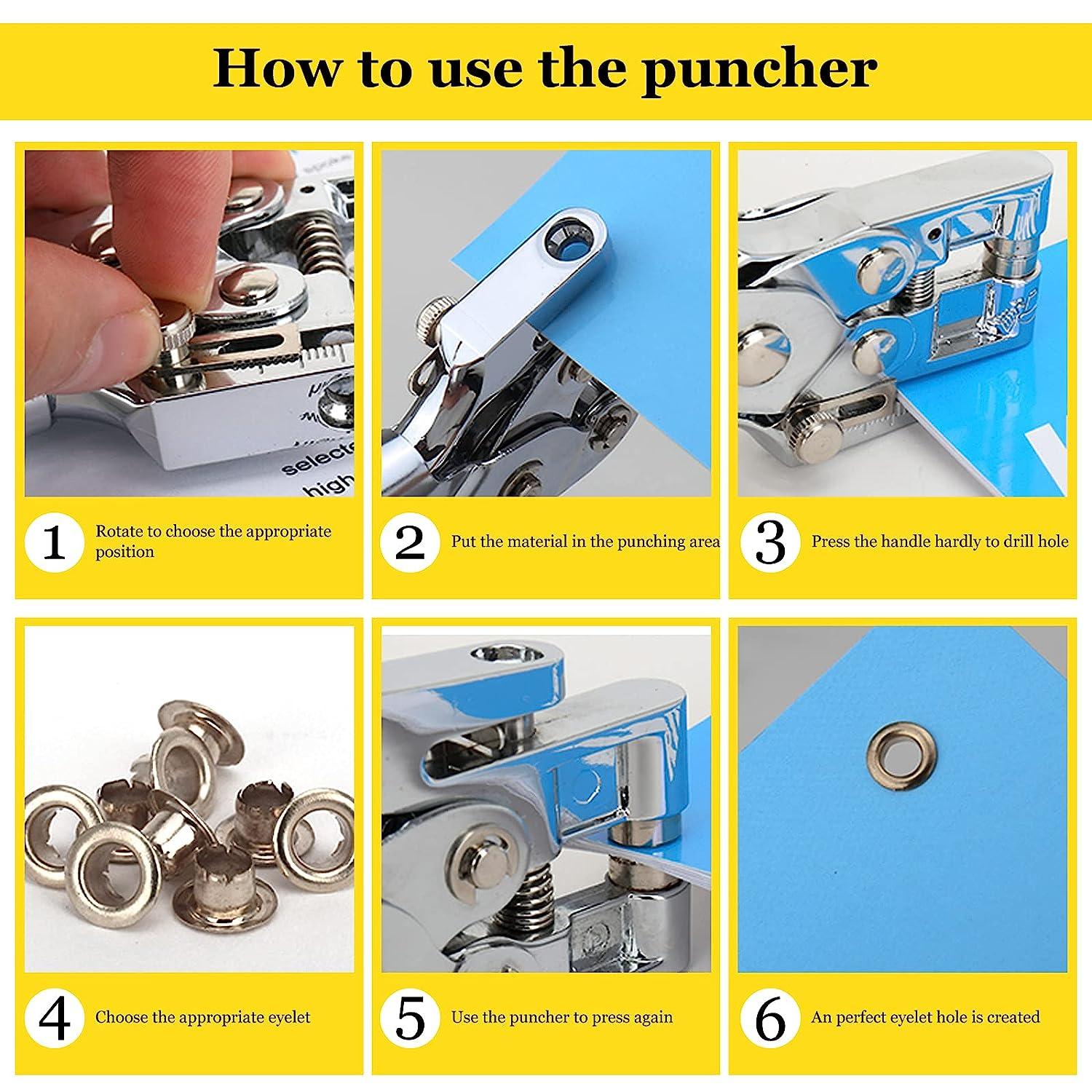 1 Hole Punch Hole Puncher For Pvc Plastic Board, Hard Paper, Card