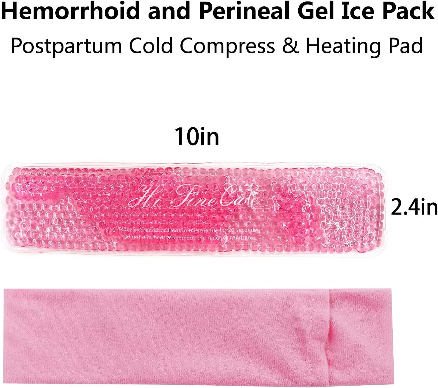 Reusable Perineal Cooling Pad, Perineal Cold Packs, Postpartum and  Hemorrhoid Pain Relief, Hot & Cold Packs for Women After Pregnancy and  Delivery(2 Pcs+3 Washable Sleeves/10X2.4in) #1