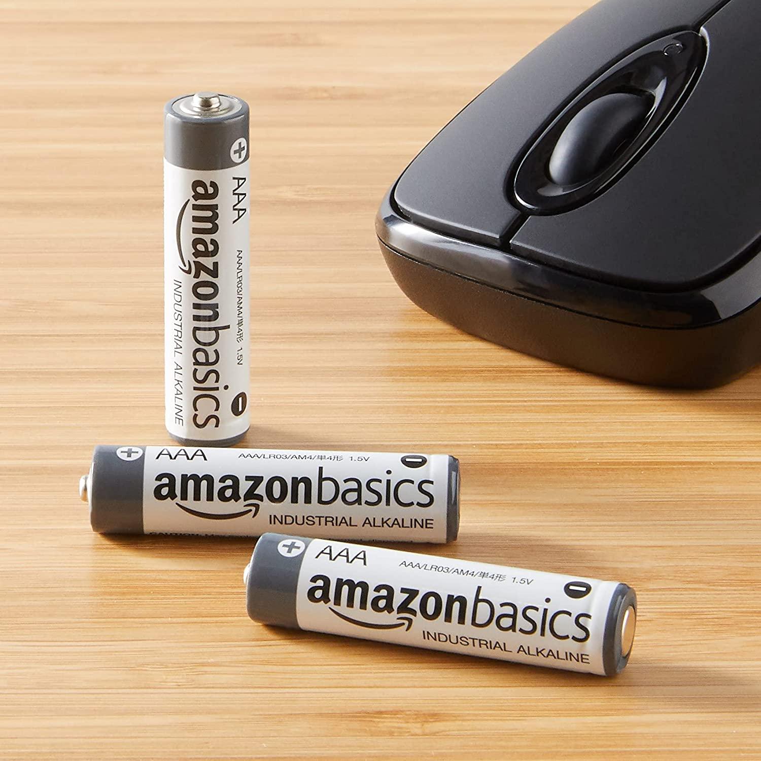 Basics 48-Pack AA Alkaline High-Performance Batteries, 1.5 Volt,  10-Year Shelf Life