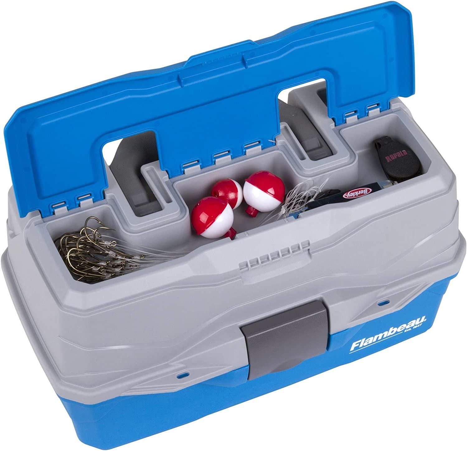 Flambeau Outdoors Tray Classic Tray Tackle Box, Portable Tackle